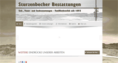 Desktop Screenshot of bestattungen-sturzenbecher.de